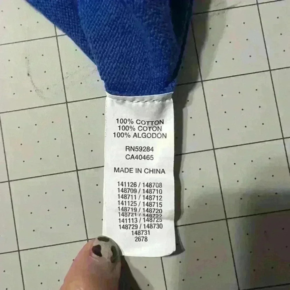 Children’s Place Boys size 7/8 Pullover Sweater Royal Blue A0024 - Picture 4 of 5